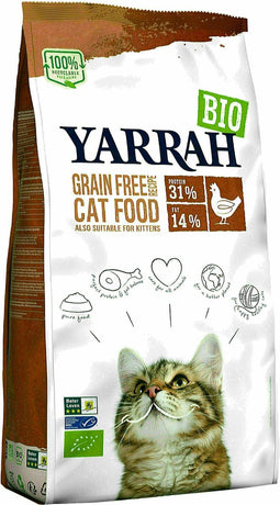 Yarrah Bio Kattenvoer Graanvrij Kip - Vis 2,4 kg