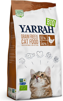 Yarrah Bio Kattenvoer Graanvrij Kip - Vis 6 kg