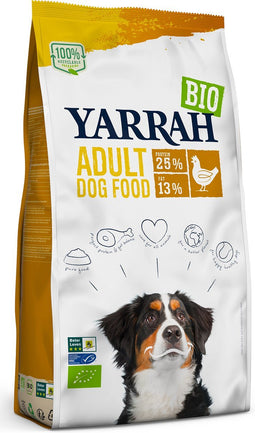Yarrah - Biologisch Hondenvoer Adult Kip - Hondenvoer - 10 kg NL-BIO-01