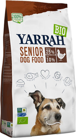 Yarrah - Biologisch Hondenvoer Senior Kip - Hondenvoer - 10 kg NL-BIO-01
