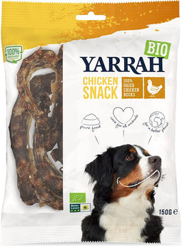 Yarrah Biologische Kippennekken - Hondensnack - 150 g NL-BIO-01