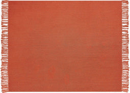 YARSA - Plaid - Rood - 125 x 150 cm - Katoen