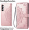 iMoshion Hoesje Geschikt voor Samsung Galaxy A55 Hoesje Met Pasjeshouder - iMoshion Mandala Bookcase - Rosé Goud