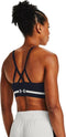 Under Armour UA Seamless Low Long Bra Dames Sportbeha - Zwart - Maat M