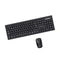 Approx! MX410 - Toetsenbord en muis - Wireless - Qwerty Spaans - Zwart (2 stuks)