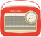 TechniSat Transita 130 - DAB+ FM Radio - Bluetooth - Rood