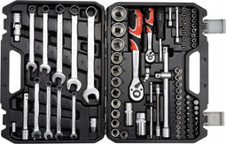 YATO Ratel, Steeksleutel en bits set - 82 Delig - In kofferereedschapsset 82 delig in koffer