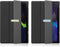 Accezz Trifold Bookcase - Samsung Galaxy Tab A8 - Hoogwaardig kunstleder - Zwart