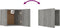 vidaXL - Tv-wandmeubelen - 2 - st - 30,5x30x30 - cm - grijs - sonoma - eikenkleurig