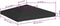 vidaXL - Prieeldak - 270 - g/m² - 3x3 - m - zwart