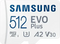 Samsung EVO Plus - microSDXC 512GB - UHS-I 160MB/s A2 V30