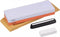 Yaxell 3000/8000 Wetsteen / Combinatiesteen / Slijpsteen – Dubbele Korrelgrofte – Inclusief Angle-Keeper en Nivelleringsteen - Perfect voor Fijnslijpen en Polijsten