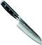 Yaxell Gou Santokumes 16.5 cm - 101 Lagen Damaststaal - SG2 Staal - 63 HRC - Canvas-Micarta Heft