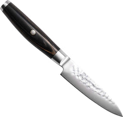 Yaxell Ketu Schilmes 10 cm - SG2 Stalen Kern - Tsuchime Finish - Pakkahout Handvat