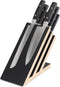 Yaxell Messenhouder - Beukenhout - Magnetisch Messenblok - Voor 6 Messen - Modern Design - Ruimtebesparend en Stijlvol Ontwerp