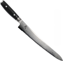 Yaxell Ran Broodmes 27 cm - 69 Lagen Damaststaal - VG10 Staal - 61 HRC - Canvas-Micarta Heft