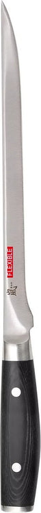 Yaxell Ran Fileermes 23 cm - Flexibel - VG10 Staal - 61 HRC - Canvas-Micarta Heft