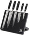 Yaxell Ran Messenset - 6-delig - Beukenhouten Magnetische Messenhouder met 5 Messen - 69 Lagen Damaststaal - VG10 Staal - 61 HRC - Canvas-Micarta Heft