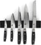 Yaxell Ran Messenset - 6-delig - Magnetische Zwarte Magneetstrip met 5 Messen - 69 Lagen Damaststaal - VG10 Staal - 61 HRC - Canvas-Micarta Heft