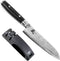 Yaxell Ran Messenset - Giftset - 2-delig - Santoku Mes 16,5 cm en Messenlijper - 69 Lagen Damaststaal - VG10 Staal - 61 HRC - Canvas-Micarta Heft