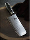 Yaxell Ran Nakiri Koksmes 16,5 cm - 69 Lagen Damaststaal - VG10 Staal - 61 HRC - Canvas-Micarta Heft