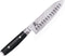 Yaxell Ran Santoku Koksmes 16.5cm met Kuiltjes - 69 Lagen Damaststaal - VG10 Staal - 61 HRC - Canvas-Micarta Heft