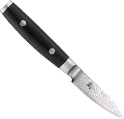 Yaxell Ran Schilmes 8 cm - 69 Lagen Damaststaal - VG10 Staal - 61 HRC - Canvas-Micarta Heft