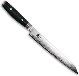 Yaxell Ran Sujihiki 25,5 cm - Sushimes / Fileermes - 69 Lagen Damaststaal - VG10 Staal - 61 HRC - Canvas-Micarta Heft