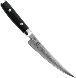 Yaxell Ran Uitbeenmes 15 cm - 69 Lagen Damaststaal - VG10 Staal - 61 HRC - Canvas-Micarta Heft