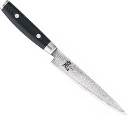 Yaxell Ran Vleesmes 15 cm - 69 Lagen Damaststaal - VG10 Staal - 61 HRC - Canvas-Micarta Heft