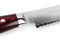 Yaxell Super Gou Broodmes 23 cm - 161 Lagen Damaststaal - SG2 Staal - 63 HRC - Canvas-Micarta Heft