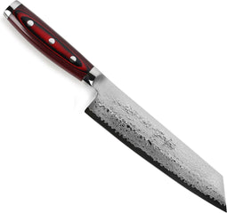 Yaxell Super Gou Kiritsuke Koksmes 20 cm - 161 Lagen Damaststaal - SG2 Staal - 63 HRC - Canvas-Micarta Heft