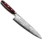 Yaxell Super Gou Koksmes 20 cm - 161 Lagen Damaststaal - SG2 Staal - 63 HRC - Canvas-Micarta Heft