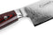 Yaxell Super Gou Messenset - 6-delig - Zwarte Magneetstrip met 5 Messen - 161 Lagen Damaststaal - SG2 Staal - 63 HRC - Canvas-Micarta Heft