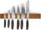 Yaxell Super Gou Messenset - 7-delig - Bamboe Magneetstrip met 6 Messen - 161 Lagen Damaststaal - SG2 Staal - 63 HRC - Canvas-Micarta Heft