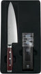 Yaxell Super Gou Messenset - Giftset - 2-delig - Messenslijper & Koksmes 20 cm - 161 Lagen Damaststaal - SG2 Staal - 63 HRC - Canvas-Micarta Heft