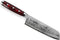 Yaxell Super Gou Nakiri Koksmes 18 cm - 161 Lagen Damast, SG2 Staal, 63 HRC, Canvas-Micarta Heft