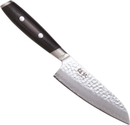 Yaxell Tsuchimon Santoku Koksmes 12,5 cm - VG10 Staal - Gehamerd Lemmet - Micarta Heft