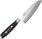 Yaxell Tsuchimon Santoku Koksmes 12,5 cm - VG10 Staal - Gehamerd Lemmet - Micarta Heft