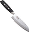 Yaxell Tsuchimon Santoku Koksmes 16.5 cm - VG10 Staal - Gehamerd Lemmet - Micarta Heft