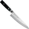 Yaxell Zen Koksmes 24 cm - 37 Lagen Damaststaal - Canvas-Micarta Heft