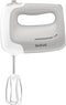 Tefal Prep'Mix HT450B - Handmixer - 450W 5 snelheden RVS gardes en deeghaken - Wit Grijs
