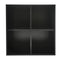 Platen vinyl lp opbergkast - opbergen lp vinyl platen - boekenkast - 4 vakken - zwart