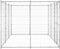 vidaXL - Hondenkennel - 7,26 - m² - gegalvaniseerd - staal