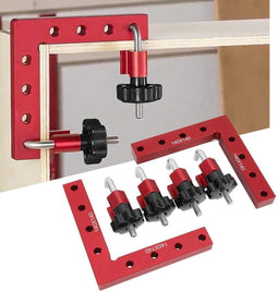 Houtbewerking Montageklem - 90 Graden Haakse Positioneringsliniaal - L-vormige Schrijnwerkplaat - Montageklem 140x140mm