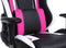 Gamestoel Tornado bureaustoel - ergonomisch verstelbaar - racing gaming stoel - zwart roze