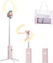 yAyusi - Draagbare Ringlamp met Statief - 10 inch - Draadloos - 4000 mAh