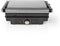 Nedis Contact Grill - 2000 W - Regelbare temperatuur - 29 x 23 cm - Zwart