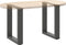 vidaXL - Salontafelpoten - 2 - st - U-vormig - 28x(42-43) - cm - staal - antraciet