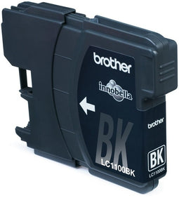Brother LC-1100BK - Inktcartridge - Zwart (2 stuks)
